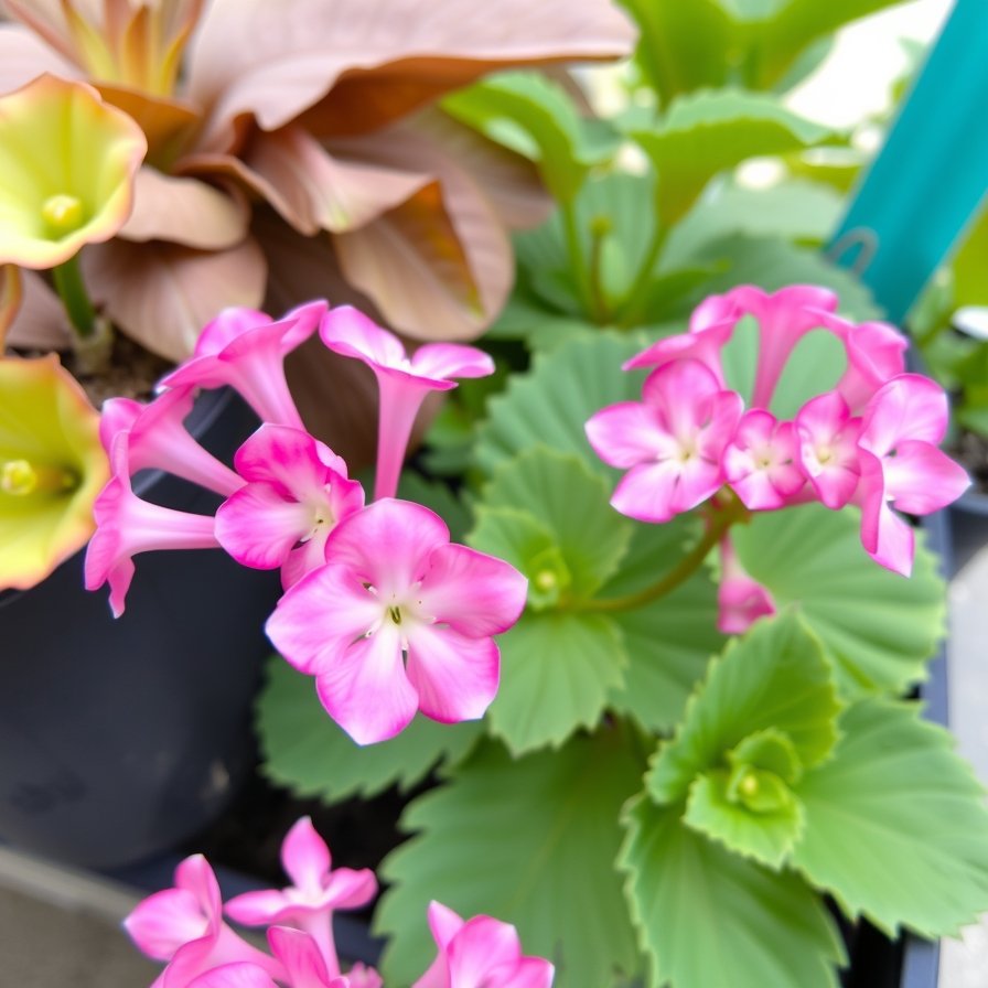 gelsta pelargonijos lapai